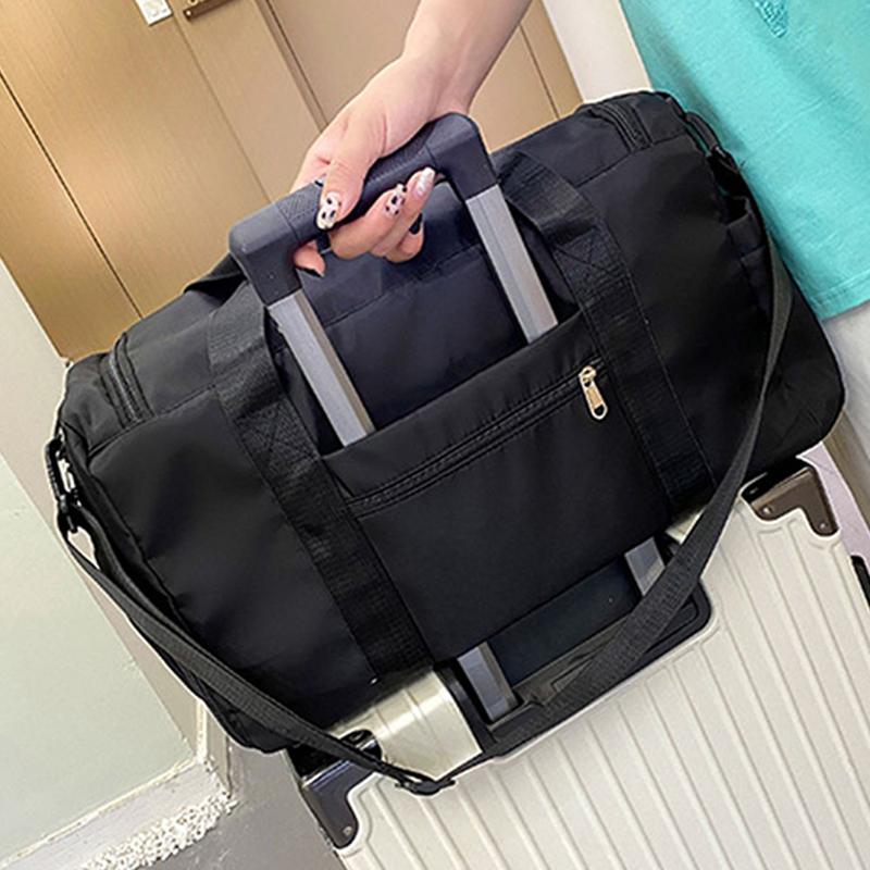 Unisex Multifunctional Travel Bag Large Capacity Weekend Bag Sport Gym Bag Fashion Travel Bag With Individual Shoes Pocket for Vacation