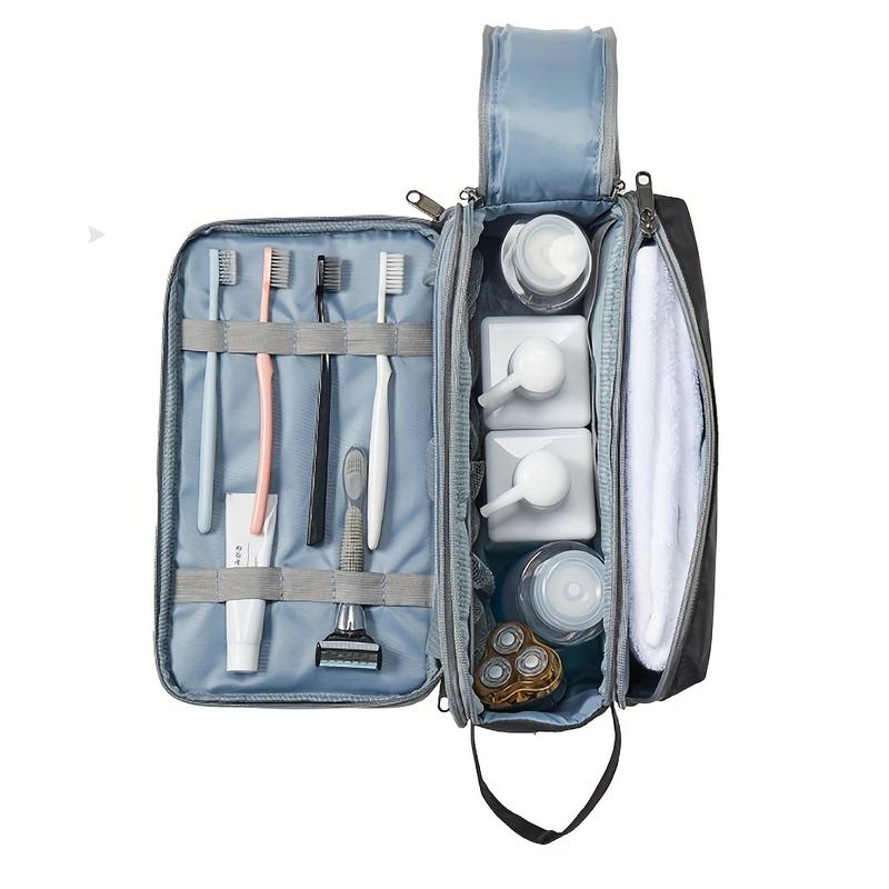 Large-capacity men's toiletry bag waterproof portable hand-held travel travel wet and dry separation storage bag