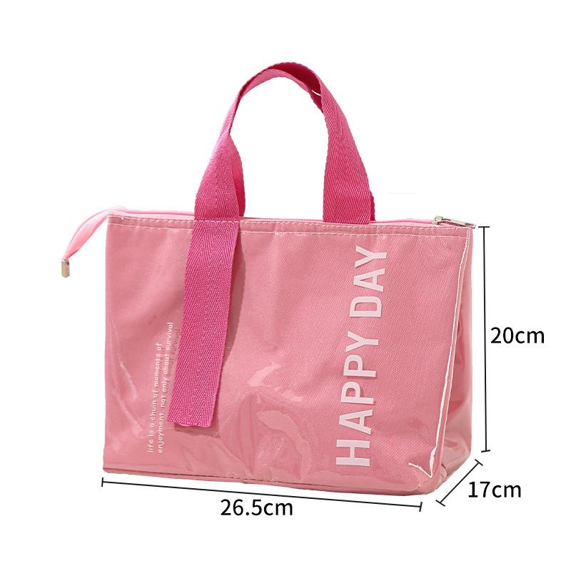 McDonald's Lunch Bag Simple Bento Cooler Bag Lunch Tote Bag for Picnic, Work, Hiking, Beach for Women Men Adults