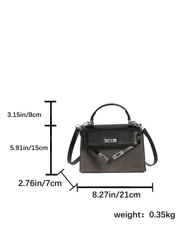 Women's Fashionable Suede Crossbody Bag, Casual Versatile Shoulder Bag for Work & Daily Used, Trendy All-match Commuter Bag