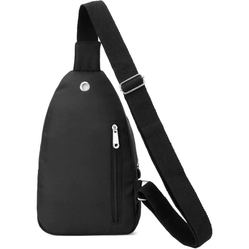 B152-Crossbody Sling Backpack Sling Bag, Small Chest Bag Daypack Fanny Pack Cross Body Bag for Hiking Traveling Outdoors