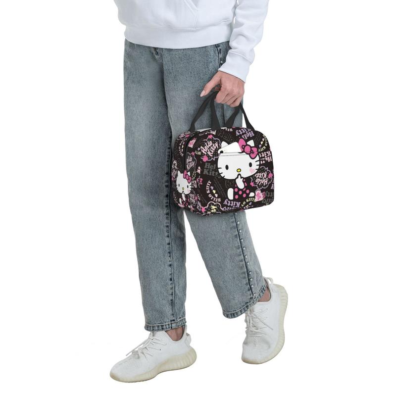 hello kitty Lunch Box hello kitty lunch bags for adults Women Reusable Cooler Bag Tote Bag for Work Picnic Gifts for Women Mom