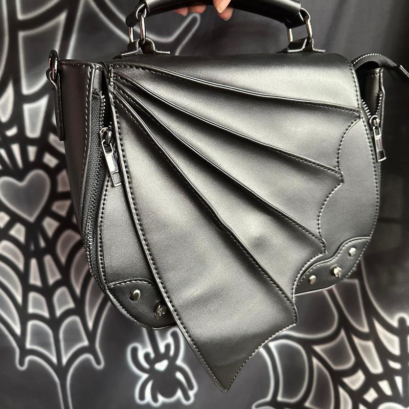 Gothic Bat Wing Convertible Handbag