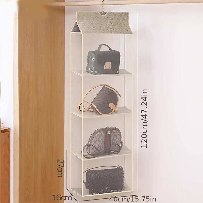 Fashion women's bag storage wardrobe layered hanging rack hanging bag storage hanging bag door dust hanging bag rack, give the beloved bag a home