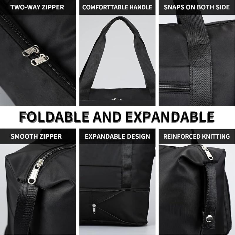 Foldable Travel Tote Bag for Women - Weekender Bags for Women, Item Travel Bag