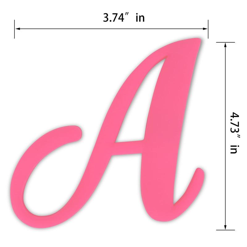 Bag Charms for Bogg Bag Accessories Decorative Bogg Bag Charms Insert Alphabet Lettering for Beach Tote Rubber Beach Bag Accessories Pink