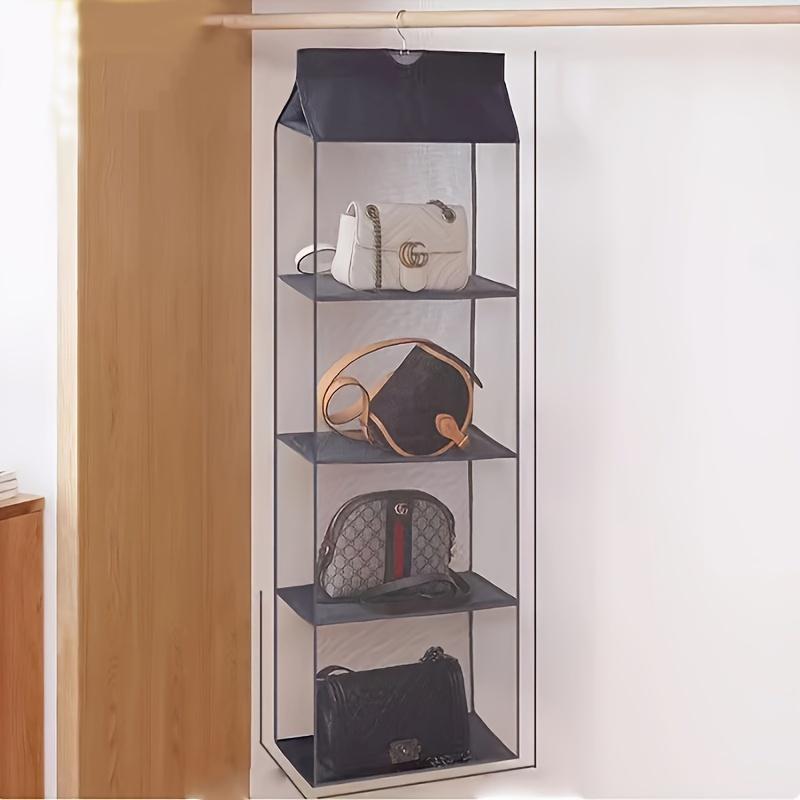 Fashion women's bag storage wardrobe layered hanging rack hanging bag storage hanging bag door dust hanging bag rack, give the beloved bag a home