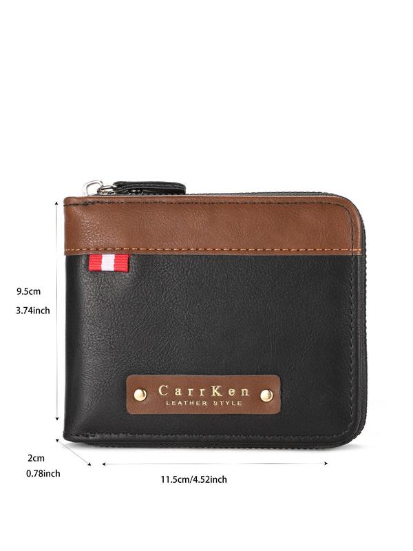 Men's Vintage Short Wallet, Multi Card Slot Multi Functional Wallet, Casual Trendy Wallet for Men, Fashionable Wallet for Daily Use