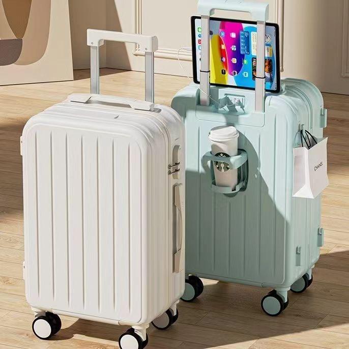 Lightweight Luggage Family Travel Set, 2024 New Lightweight Luggage, with various combinations of pieces, including  pink,blue,black,yellow and of white  for your choice, momoyaw will be your best travel companion.