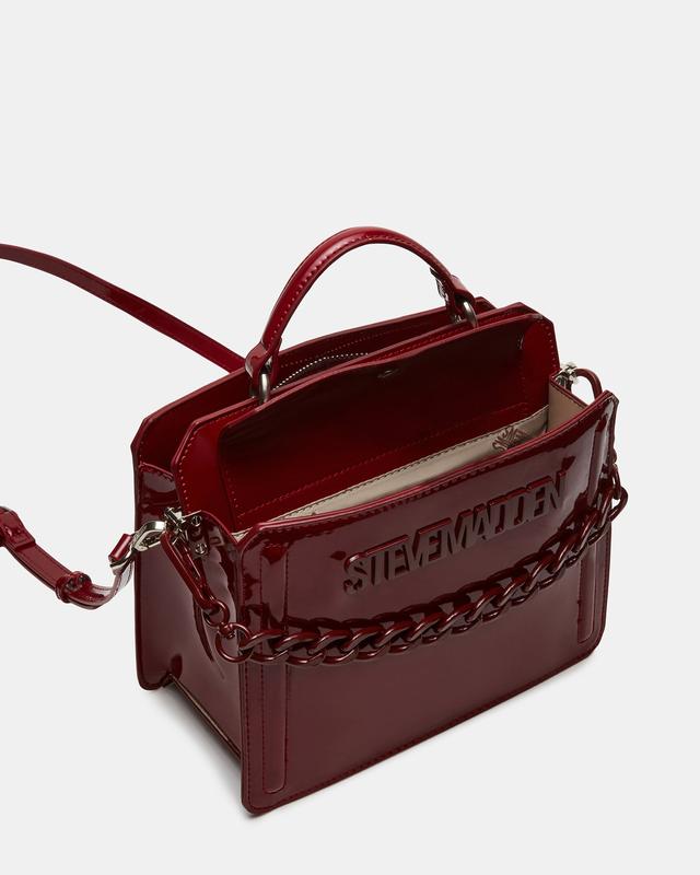 Steve Madden EVELYN BAG BURGUNDY RHINESTONES