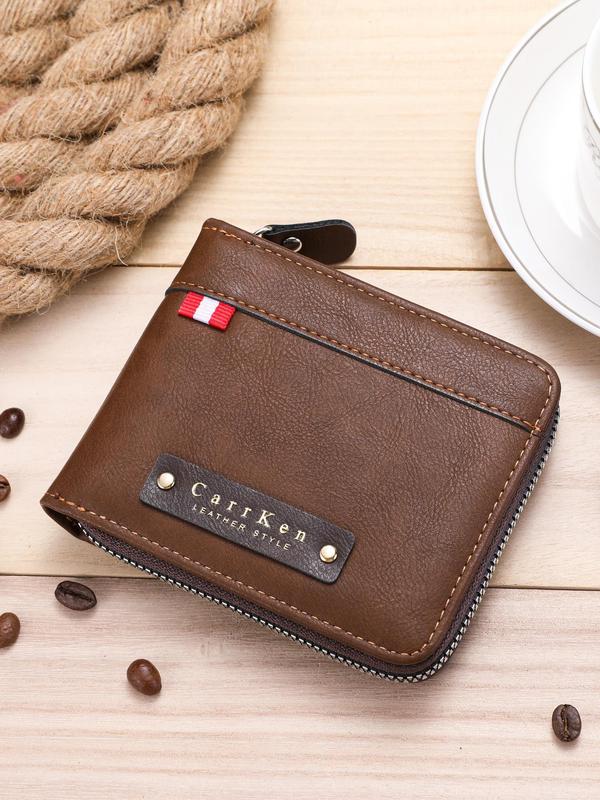 Men's Vintage Short Wallet, Multi Card Slot Multi Functional Wallet, Casual Trendy Wallet for Men, Fashionable Wallet for Daily Use