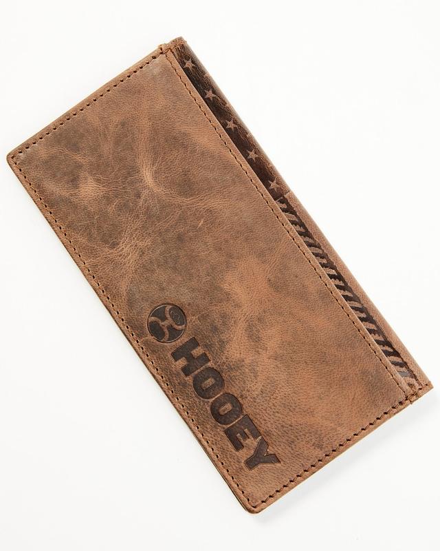 Hooey Men's Brown Liberty Rope Embossed Rodeo Wallet, Fashion, Gift for him