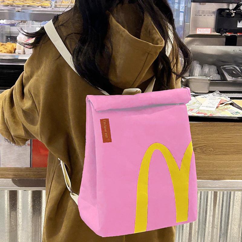 Unisex McDonalds Backpack with Dual Shoulder Straps