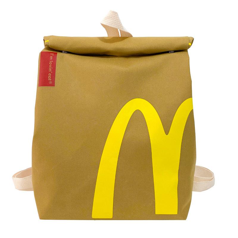 Unisex McDonalds Backpack with Dual Shoulder Straps