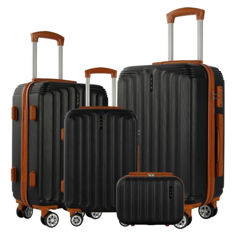 UUH Lightweight Luggage Family Set - 6pcs, 4pcs, 3pcs Spinner Suitcases - Durable and Easy to Travel