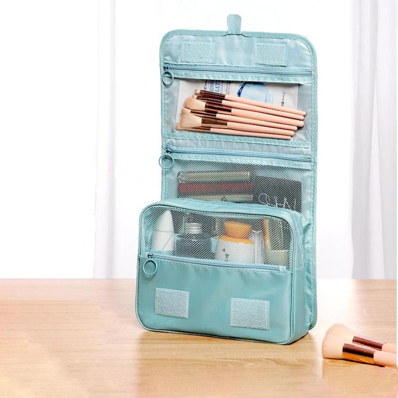 Hanging Toiletry Bag, Portable Travel Makeup Organizer, Cosmetic Storage Bag, Makeup Bag, Room Organizer, Hangable Skincare Organizer, Fall Gifts, Travel Essentials Items, Travel Accessories, Travel Bag, Men Gifts, 2024 Storage Organizer