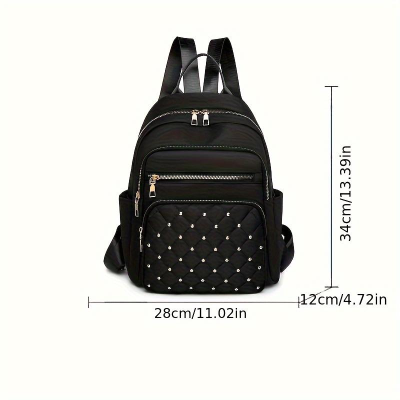 Women's and men's autumn and winter casual backpack, Christmas gift, multiple pockets, large capacity, fashionable, splashproof and wear-resistant backpack, suitable for commuting travel