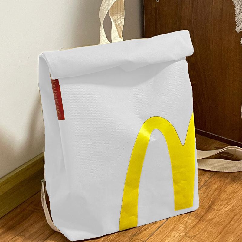 Unisex McDonalds Backpack with Dual Shoulder Straps