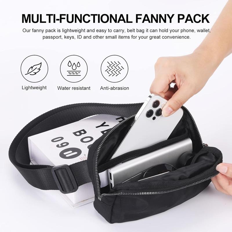 Fanny Pack For Women Crossbody Bag Belt Bag for Women Men Fashion Waist Packs With Adjustable Strap For Workout Traveling Walking Hiking Waterproof Everywhere Belt Bag,Brown