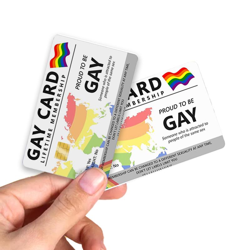 Gay Card Lifetime Membership Credit Card Skin – Proud and Durable LGBTQ+ Card Cover