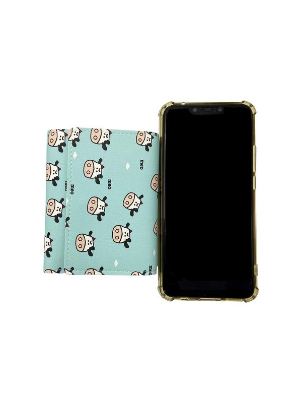 Cute Cow Print Short Wallet, Casual Multi Card Slots Small Wallet, Women's Wallet for Daily Used