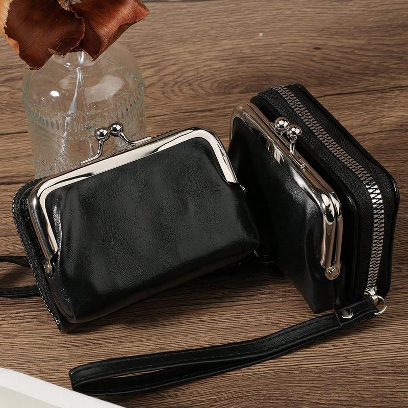 Women Wallets Short Pu Leather Purses Zipper & Hasp Purse Multifunctional Large Capacity Money Bag For Women Coin Card Holders Lightweight Fashion Modern Business ZipperCredit Card Business Casual Teachers' Day Teacher Gifts For Anniversary