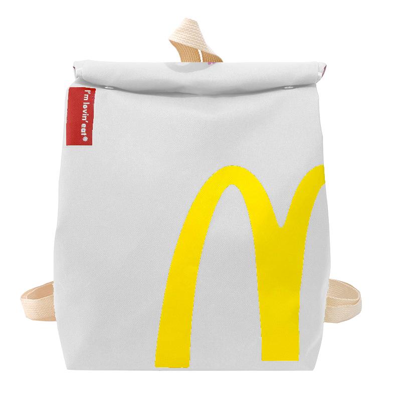 Unisex McDonalds Backpack with Dual Shoulder Straps