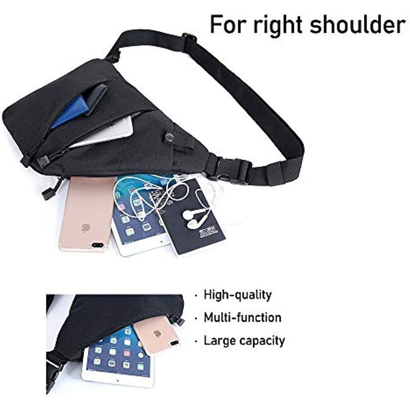 Conceal Carry Bag Travel Close-Fitting Anti-Theft Waist Bag Shoulder Bag for Men