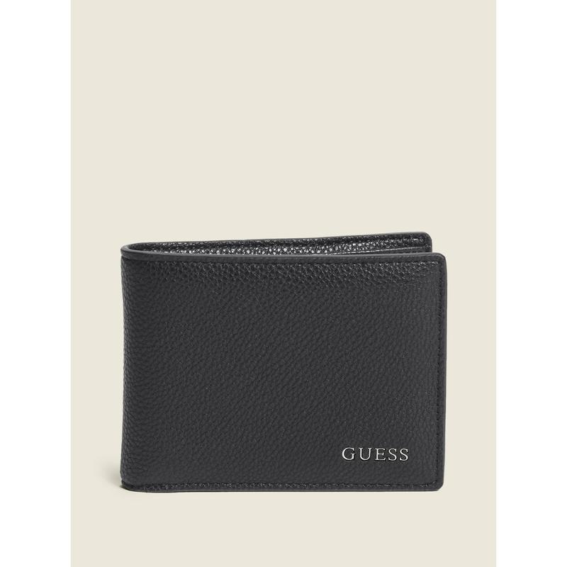 GUESS Male Billfold Pull Out Card Case