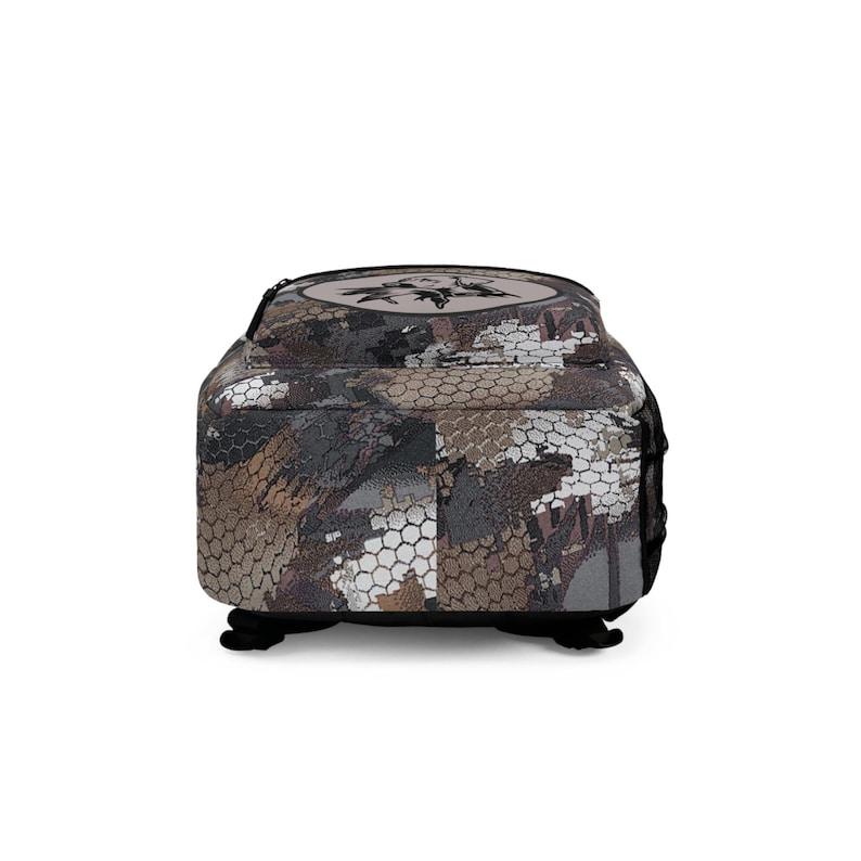 Camo Inspired Sitka Optifade Waterfowl Timber Bird Dog Bookbag, Old School Backpack, Trendy Camo Travel bag, Duck Dog Bookbag, Kids School Bag