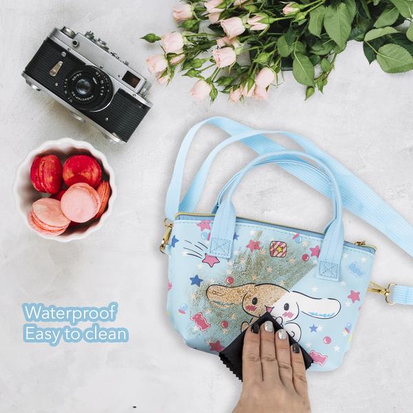 Shoulder Bag with Keychain and Two Magnetic Bracelets for Friends Cute Anime Wallet. Cute bag for women, girls, teenagers. Great gift. tote handbag