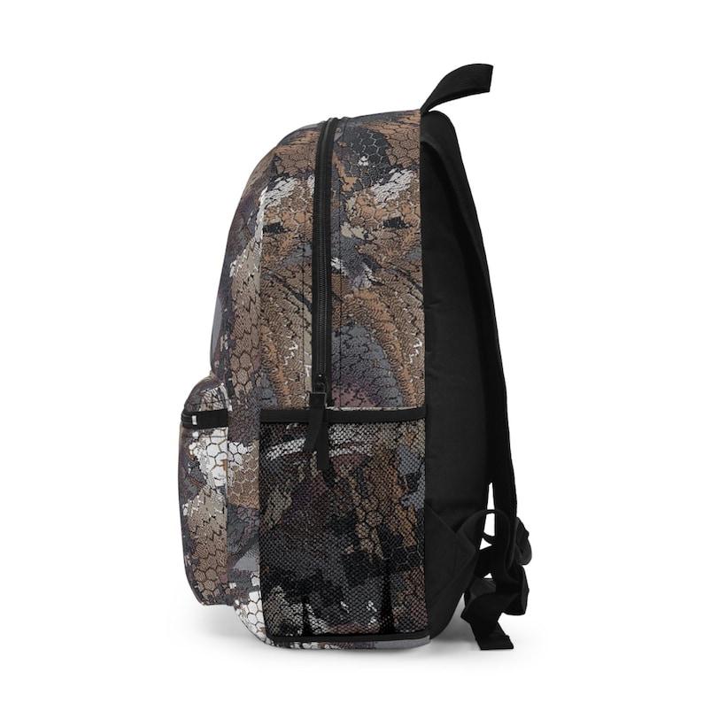 Camo Inspired Sitka Optifade Waterfowl Timber Bird Dog Bookbag, Old School Backpack, Trendy Camo Travel bag, Duck Dog Bookbag, Kids School Bag