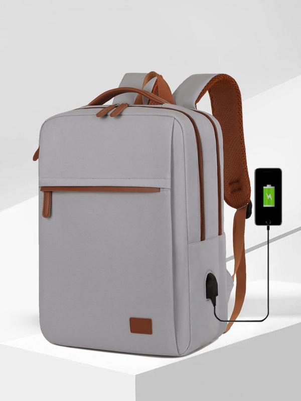 Large Capacity Business Laptop Backpack, Multi-functional Backpack with USB Charging Port, Travel Backpack for Men & Women