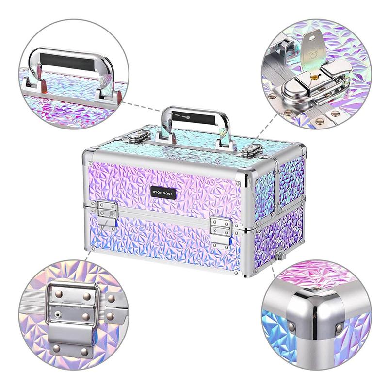 Byootique Explore 4in1 Rolling Makeup Case Mermaid, Rococo, ForgetMeNo, CoyoteButtes Optional