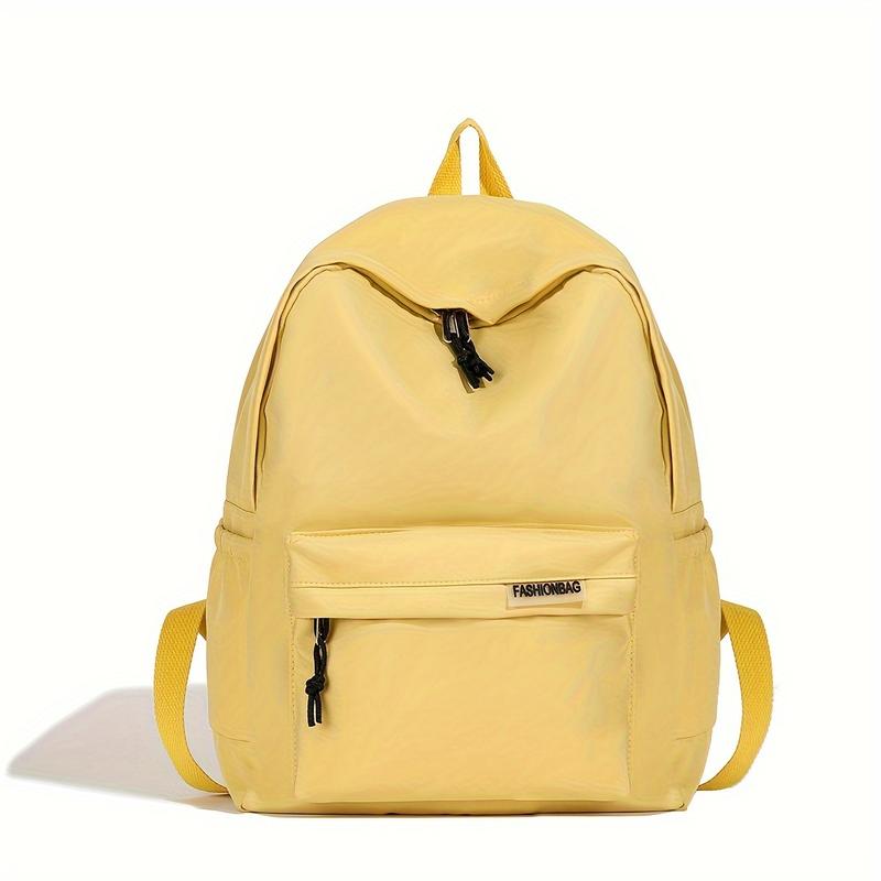 Chic & Compact: Versatile Nylon Backpack with Spacious Interior – Foldable, Adjustable Strap, Ideal for School & Travel