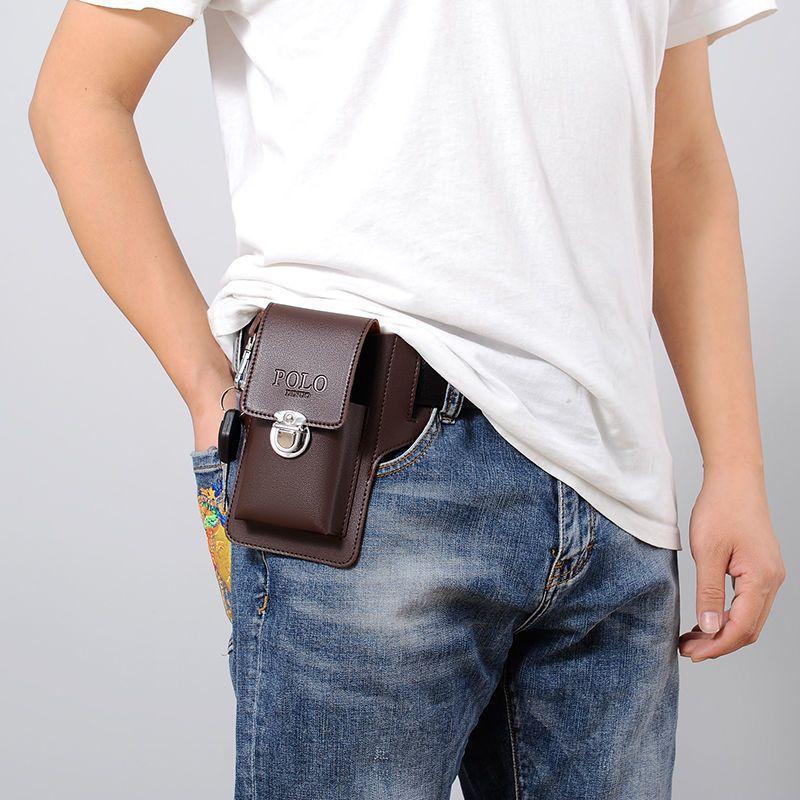 The new mobile phone bag upgrades the belt and key waist pack for men sports backpack running pack