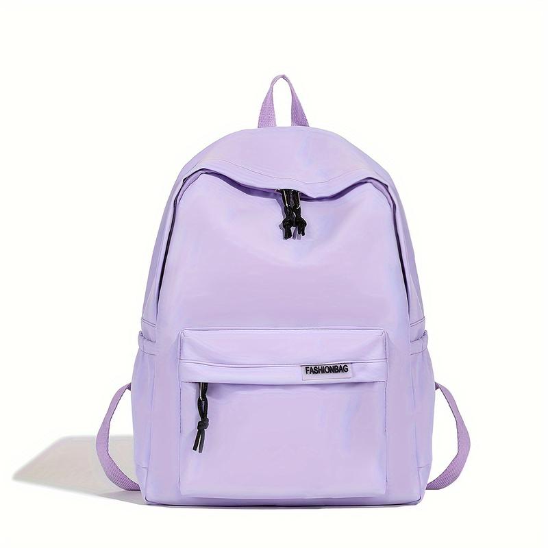 Chic & Compact: Versatile Nylon Backpack with Spacious Interior – Foldable, Adjustable Strap, Ideal for School & Travel