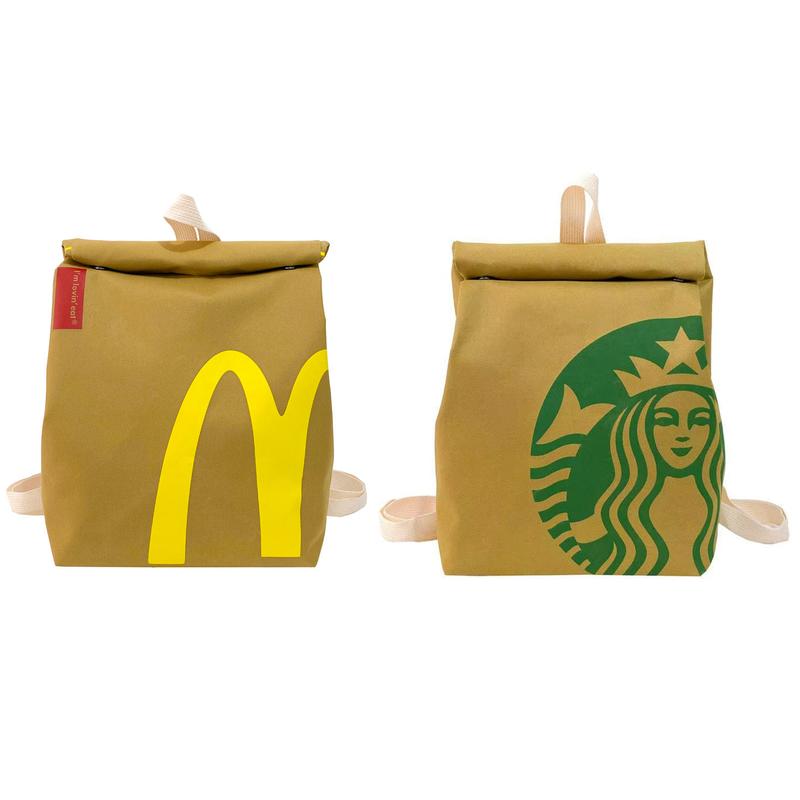 McDonald's Funny Backpack - Large Capacity Shoulder Bag for Men and Women