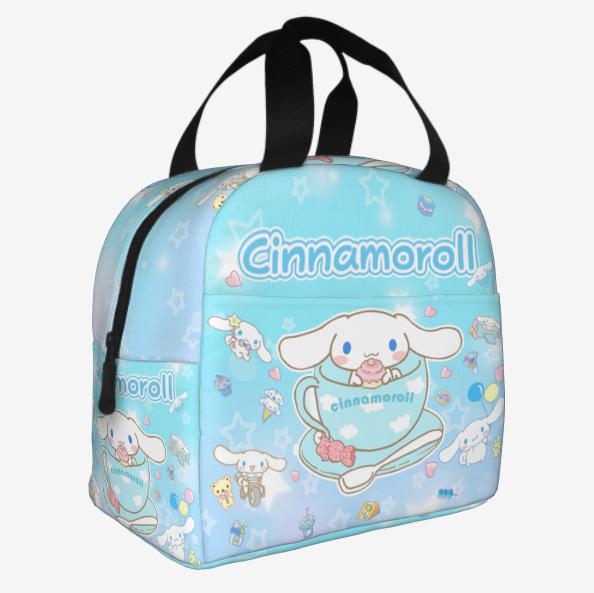 Cinnamonroll Lunch Bag Cute Lunch Bag Reusable Insulated Totes Cartoon Lunch Bag Thermal Cooler