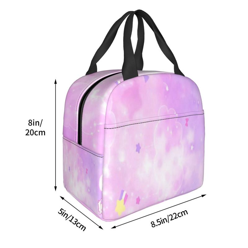 Cinnamonroll Lunch Bag Cute Lunch Bag Reusable Insulated Totes Cartoon Lunch Bag Thermal Cooler