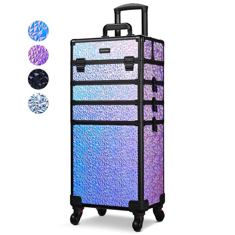 Byootique Explore 4in1 Rolling Makeup Case Mermaid, Rococo, ForgetMeNo, CoyoteButtes Optional