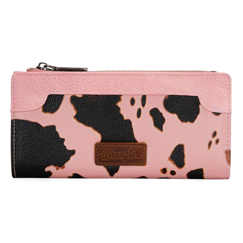 Wrangler Cow Print Bi-Fold Wallet