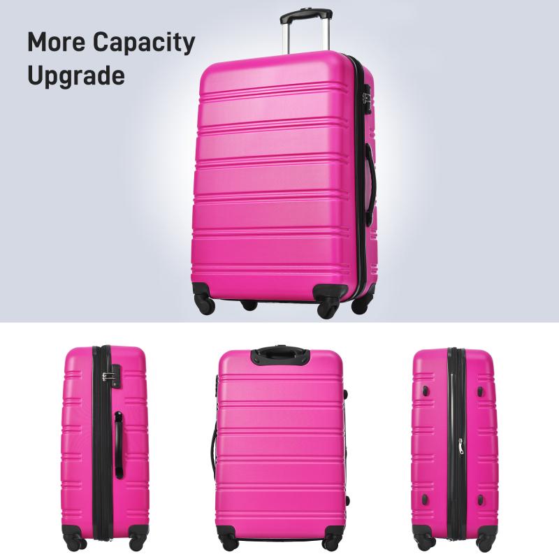 Hardshell Luggage Sets 4 pcs + Bag Spinner Suitcase with TSA Lock Lightweight-16 + 20 + 24 + 28 