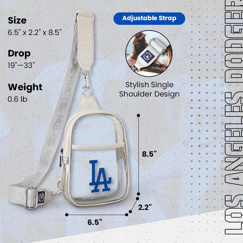 MLB Official Mini Sling Clear Stadium Shoulder Bag