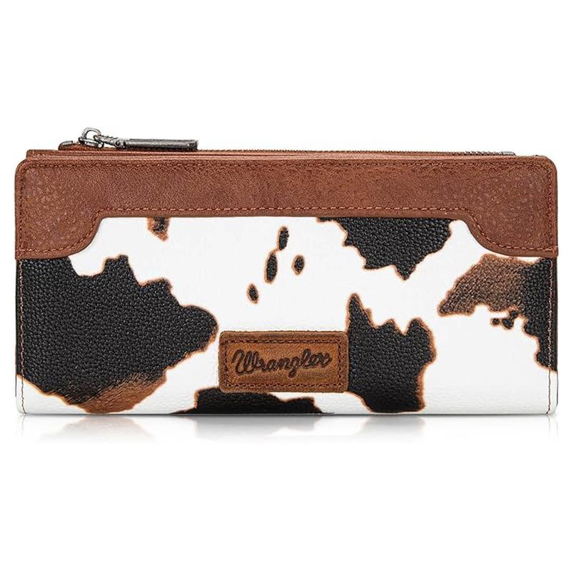 Wrangler Cow Print Bi-Fold Wallet