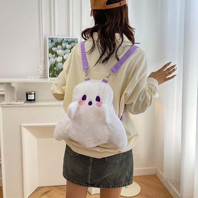 New Ghost Backpack Women's Personalized Doll Bag Japanese Cute Girl Cartoon Backpack Gift