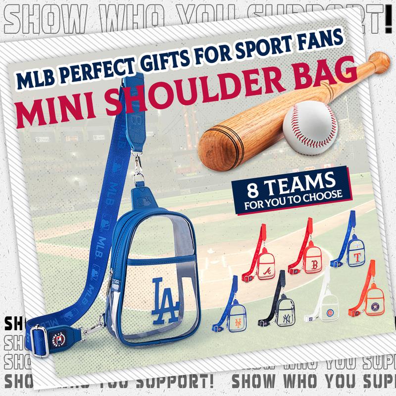 MLB Official Mini Sling Clear Stadium Shoulder Bag