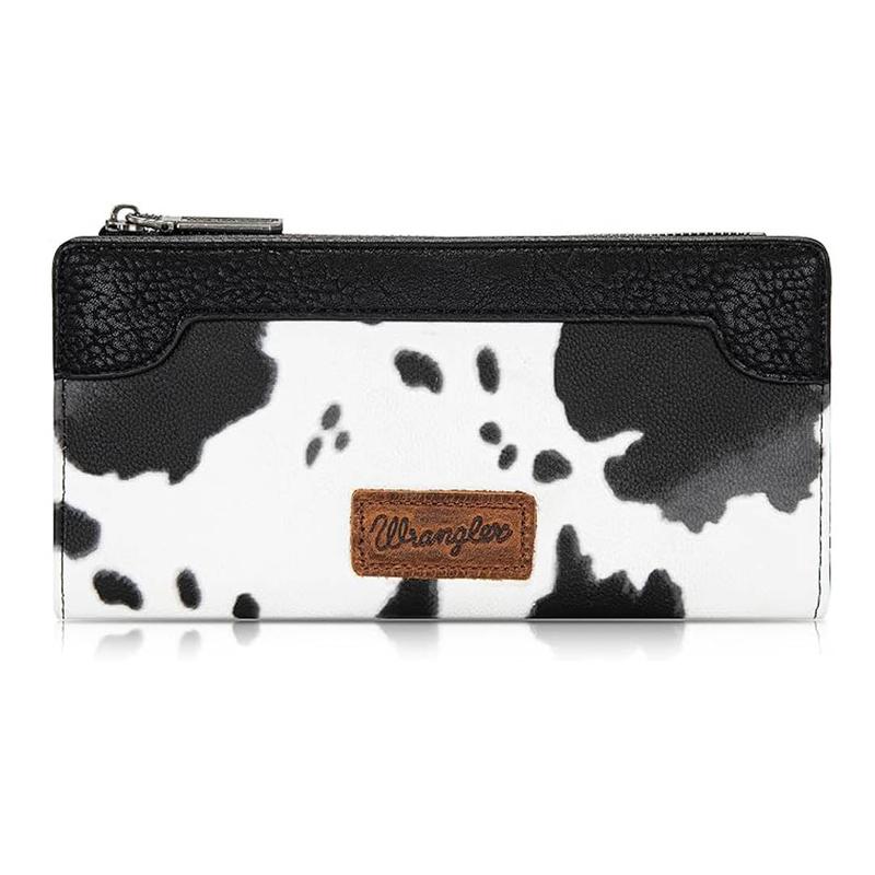 Wrangler Cow Print Bi-Fold Wallet