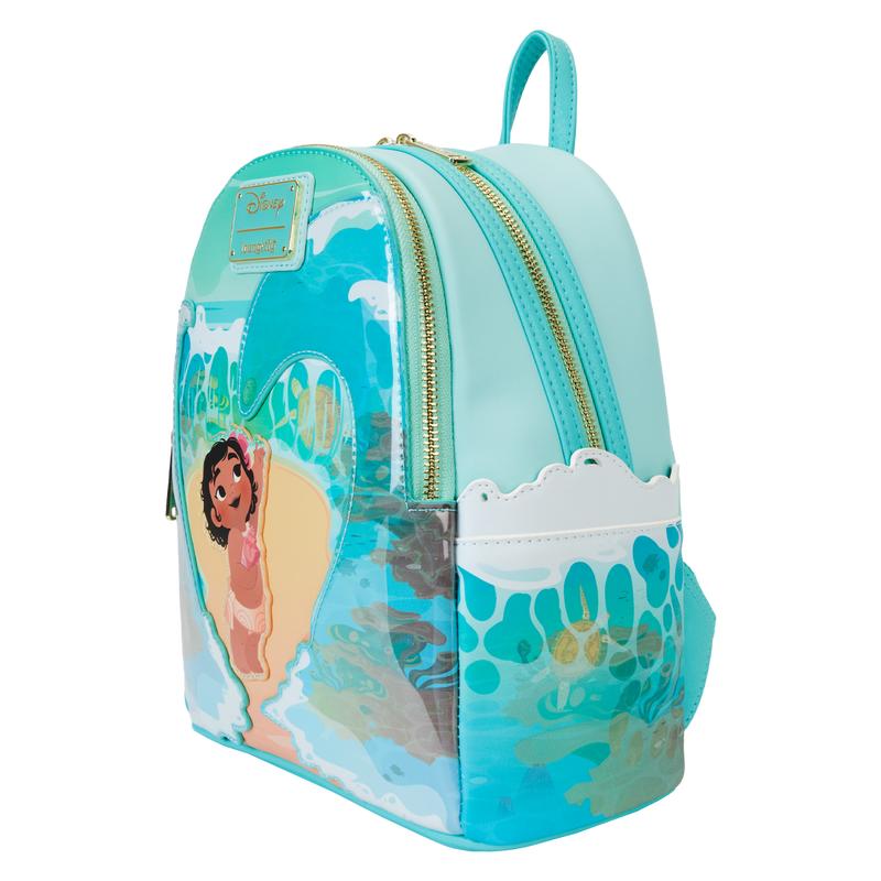 Young Moana Ocean Waves Glow Mini Backpack