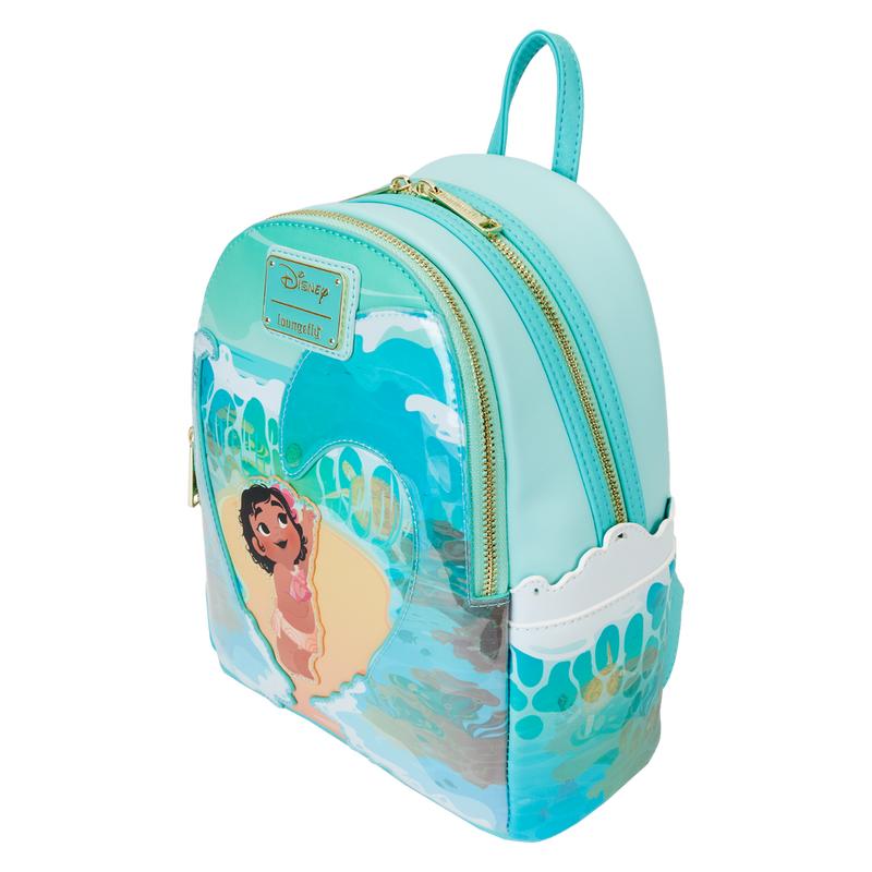 Young Moana Ocean Waves Glow Mini Backpack